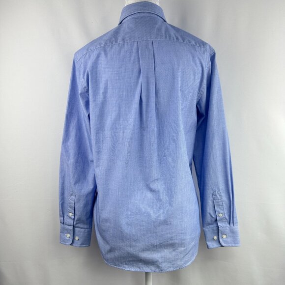 Lauren Ralph Lauren Preppy Blue Button-Up Shirt - Junior 18 / Women XS Small - Picture 7 of 11